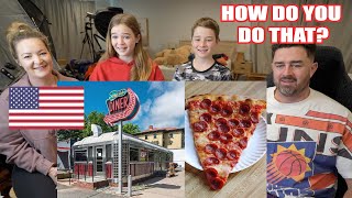 New Zealand Family React to 7 Things America Does Really Well (AMERICAN OR ITALIAN PIZZA??)