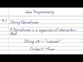 How to Check if a String is a Palindrome in Java