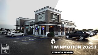 Master The Exterior Rendering Workflow In Twinmotion 2025.1. With This Step-by-step Tutorial!