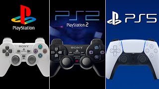 The History and Evolution of PlayStation Controllers ( 1994-2020 ) PS5 DUALSENSE  プレイステーション