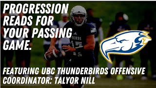 Simplified progression reads for your Quarterback with UBC OC Taylor Nill.