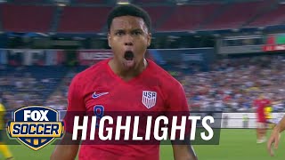 Weston McKennie puts the USMNT up 1-0 vs. Jamaica | 2019 CONCACAF Gold Cup Highlights