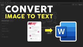 How to Convert Scanned PDF Image into Editable Text in Word