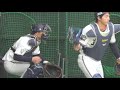 松井雅人捕手のブルペンキャッチング　　20200201