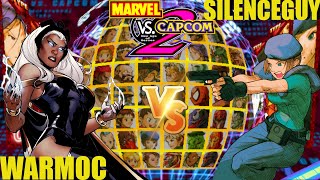 MvC2 Mvci Umvc3 WARMOC vs SILENCEGUY pt 3