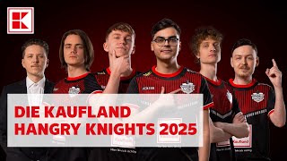 Das neue Kaufland Hangry Knights Team 2025 für Division 1 I League of Legends E-Sports I Kaufland