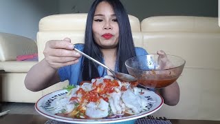 Spicy Mango Salad with Shrimp##ยำมะม่วงกุ้งสดรสจี๊ดจ๊าดกินกับมีสโมค่ะ ep77