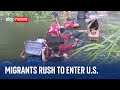 US: Migrants rush to cross Mexico-US border hours before asylum restrictions expire