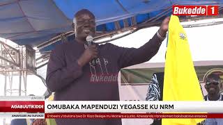 Agabuutikidde: Omubaka Mapenduzi asaze eddiiro ppaka mu NRM Omubaka  Akol naye agoberera .