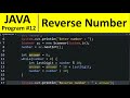 Java Program #12 - Reverse a Number in Java