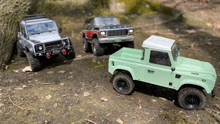 1/10 RC Crawler RC4WD , TRAXXAS #offroad #rccar #mudding #4x4 #pickup #2023 #defender #bronco