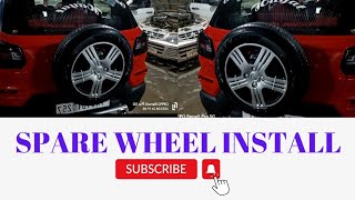 MARUTI SUZUKI Spresso spare wheel modification