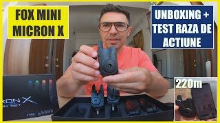 Avertizoare Fox Mini Micron X - Unboxing + test raza de actiune