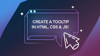 How to Create a Tooltip in HTML, CSS | Beginner Tutorial
