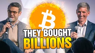 They Bought Billions In Bitcoin In Eight Weeks!