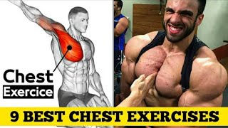 9 BEST CHEST EXERCISES (CHEST WORKOUT FOR MASS )