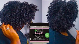 WASH N GO | CURLY HAIR | NATURAL HAIR STYLE | NATURAL WUNDERZ CURLING GEL | JUSTENA ALES