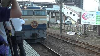 高崎線１３０周年記念号鴻巣駅発車