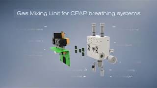 Buerkert Gas Mixing Unit for CPAP breathing systems