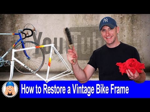 How to clean and restore a Vintage Cycle Frame How to clean and restore a Vintage Cycle Frame