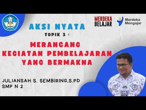 Aksi Nyata Topik 3 : Perencanaan Pembelajaran SMP Paket B - YouTube