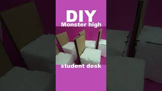 How to Make One Sixth Scale Student Desks #shorts