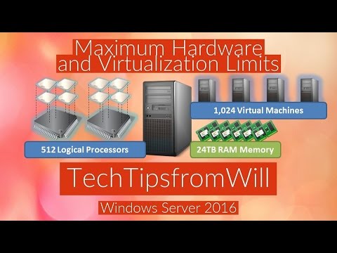 70-740 - Maximum Hardware and Virtualization Limits for Windows Server 2016 70-740 - Maximum Hardware and Virtualization Limits for Windows Server 2016