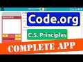 Code.org Lesson 4 Lists Make a Reminder App | Tutorial with Answers | Unit 5 CS Principles Complete