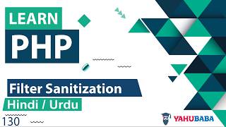 PHP Sanitize Filter Tutorial in Hindi / Urdu