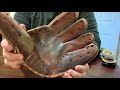 Glove Relacing: Cleaning a Glove with BallPlayer’s Balm