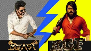 KGF Chapter 2 Vs Beast | Box office clash | who will win | Telugu movie vs kannada movie #shorts