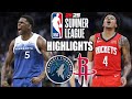 Minnesota Timberwolves vs Houston Rockets[FULL GAME] (07/18/24) | 2024 NBA Summer League