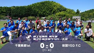 【2日目 準決勝②】千葉県連1st  vs  岩国YEG F.C.｜藤枝市民グラウンド