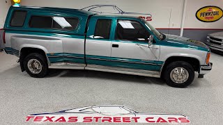 1993 GMC C3500, SLE, OBS, dually, diesel, low mile, two tone/grey buckets, FOR SALE