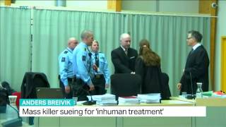 First day of court hearing for Norwegian mass killer Anders Breivik