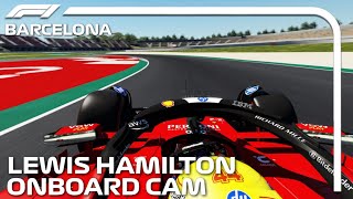 F1 2025 | Lewis Hamilton Barcelona Ferrari SF-25 Testing Lap