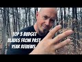 My top three budget blades from the past year of reviews