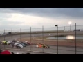 Two cars flipped at dirt track races