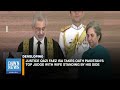 qazi faez isa takes oath as pakistan’s chief justice with wife sarina by his side