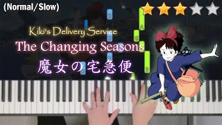 The Changing Seasons | Kiki’s Delivery Service | Piano Tutorial | Piano Cover