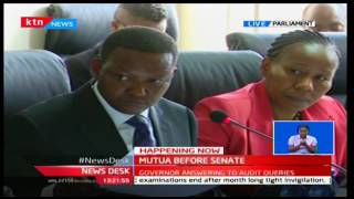 NewsDesk: Governor Alfred Mutua appears before the senate to answer questions on public funds