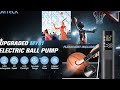 How to Inflate Volleyball Inflation Pressure Pumteck MY01 Electric Ball Pump with Inflation