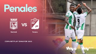 Nacional vs. Pereira (penales) | Copa BetPlay Dimayor 2023 | Semifinales (Vuelta)