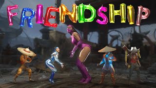 MK11 - All TINY Characters Performing Friendships