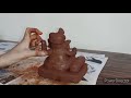 బంక మట్టి తో గణపతి ఇంట్లోనే సులభంగా how to make eco friendly ganesh at home easily.