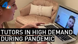 Tutors in High Demand as Distance Learning Continues Amid Pandemic | NBCLA