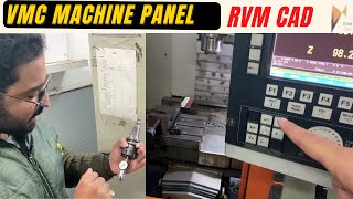 How to Start CNC Milling Machine | VMC Control Panel | Operate करना सीखें CNC VMC Machine | RVM CAD