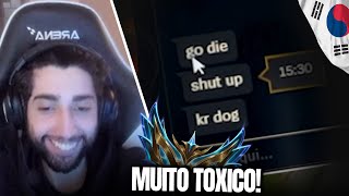 O COREANO XINGOU O JEAN MAGO NA SOLOQ DO CHALLENGER