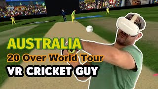 20 Overs in Virtual Reality Cricket Against Australia