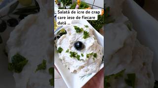 Salată de icre de crap care iese de fiecare dată ..